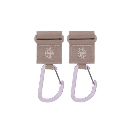 Kinderwagenhaken Karabiner Beige - von Lässig