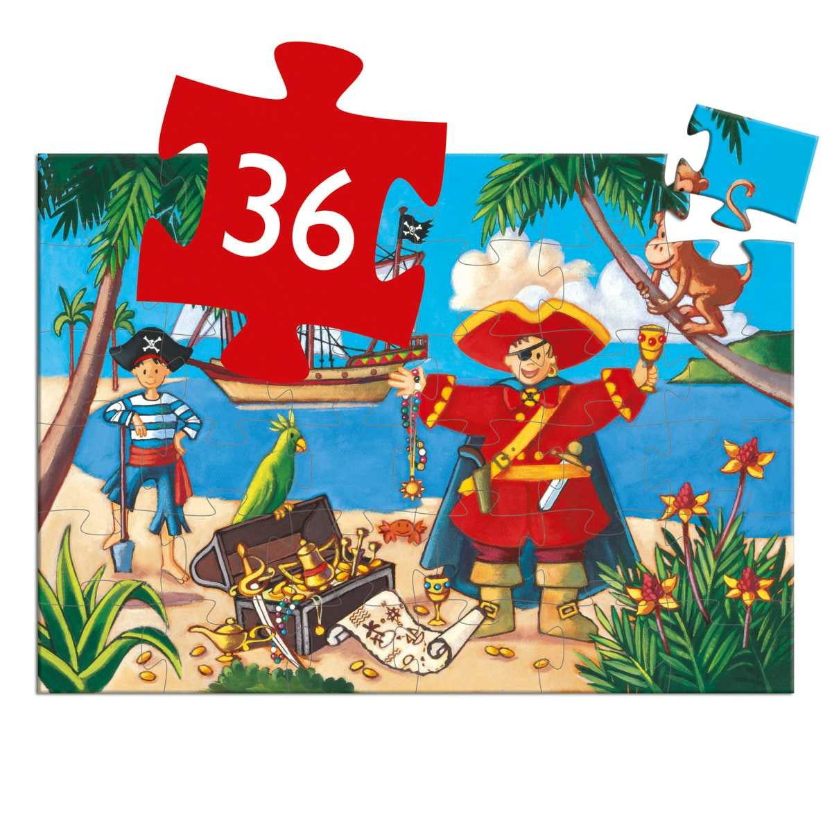 Puzzle Piratenschatz - von Djeco