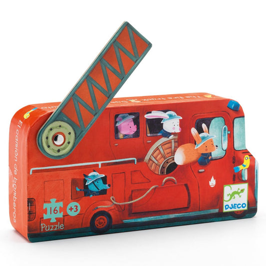 Puzzle Feuerwehrauto - von Djeco