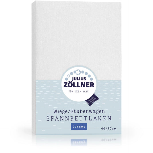 Laken Jersey weiß 90x40cm - von Julius Zöllner