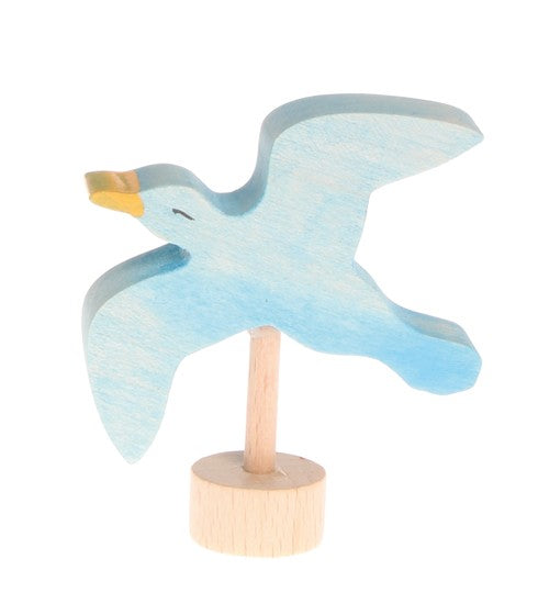 Steckfigur Möwe - handbemalt - von Grimm's