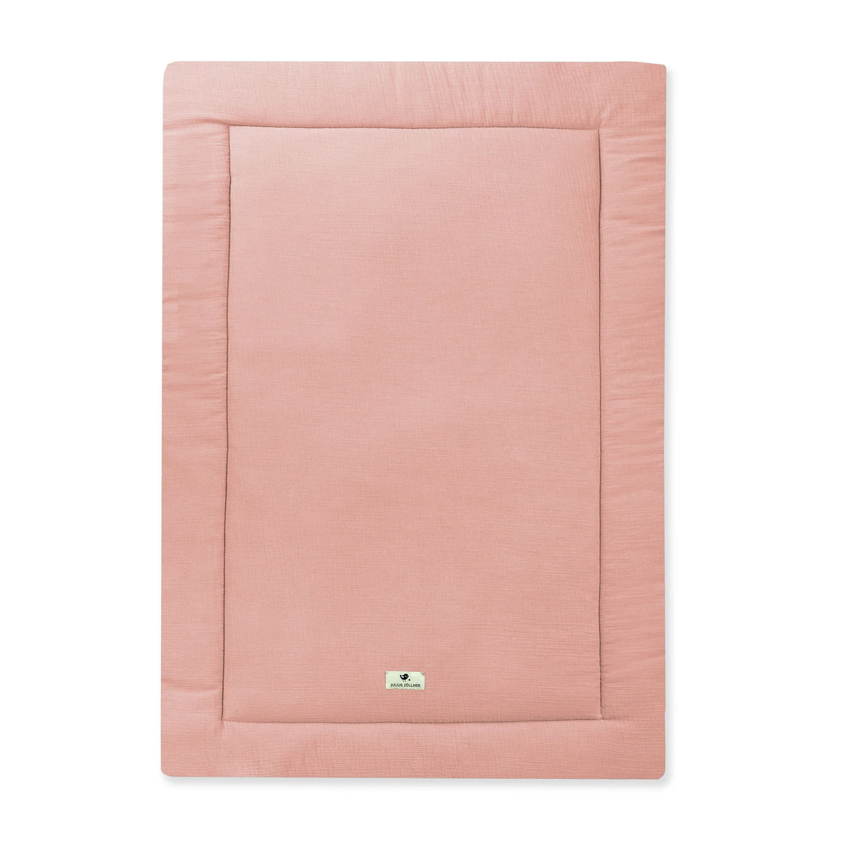 Krabbeldecke Musselin dusty rose