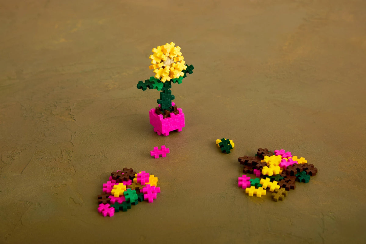 Kreativ Bausteine Mini Puzzle Sonnenblume