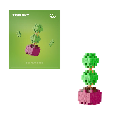 Kreativ Bausteine Mini Puzzle Buchsbaum