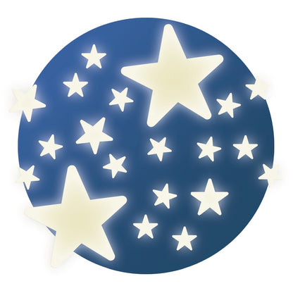 Leuchtende Wandsticker Sterne - von Djeco