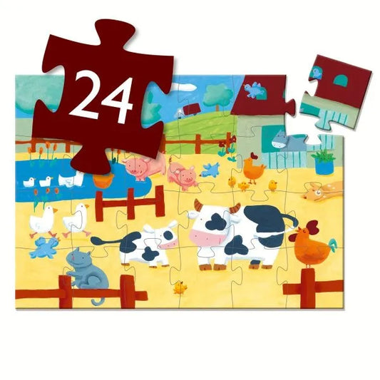 Puzzle Kuh - von djeco