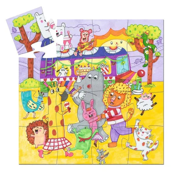 Puzzle Regenbogenbus - von Djeco