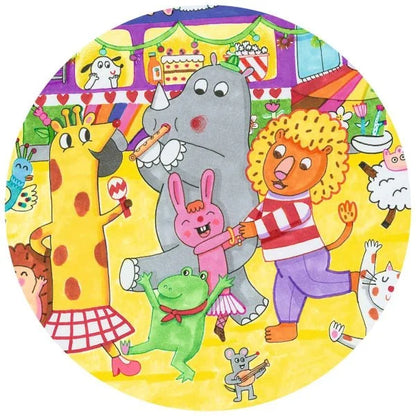 Puzzle Regenbogenbus - von Djeco