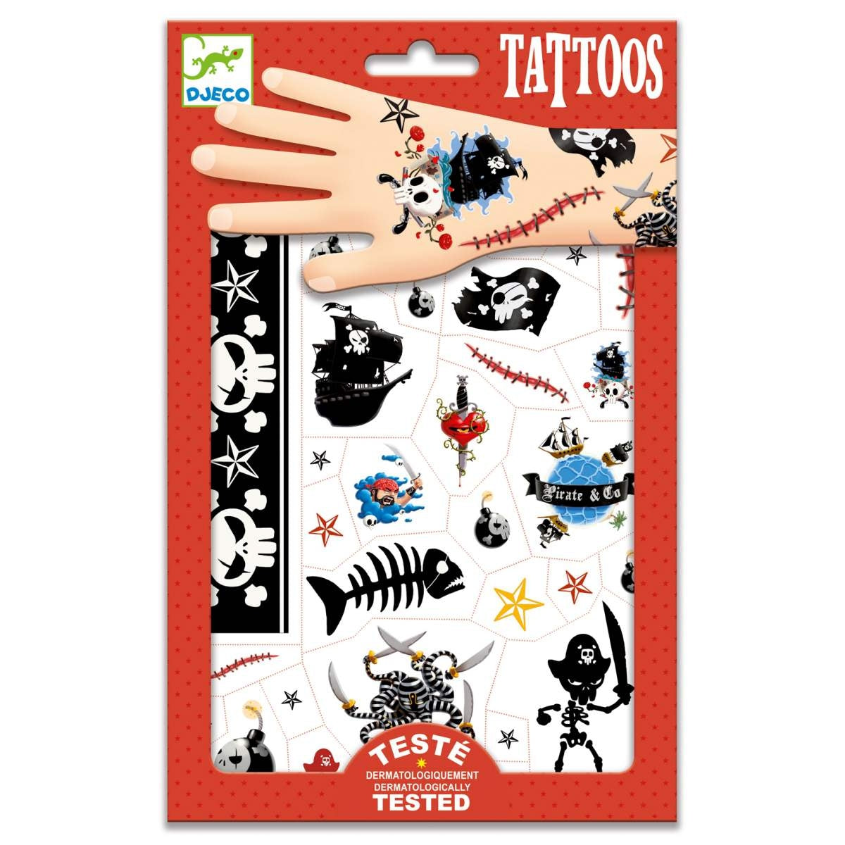 Tattoos Piraten - von Djeco