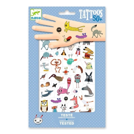 Tattoos Kleine Kreaturen - von Djeco