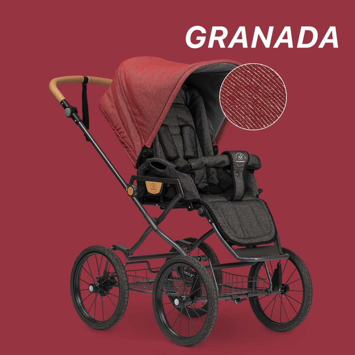 IDA Kinderwagen geflochten Granada - von Naturkind