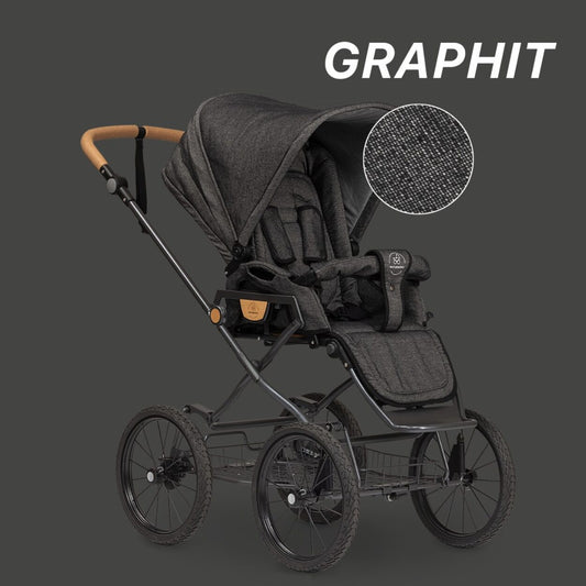 IDA Kinderwagen Graphit  - von Naturkind