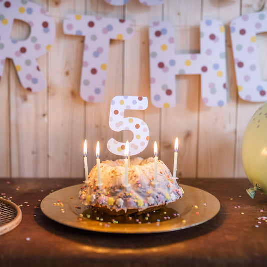 Geburtstagszahlen Cake Topper - von ava&yves