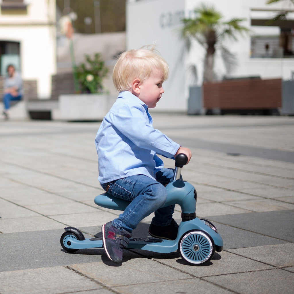 Highwaykick 1 steel blue - von scoot & ride