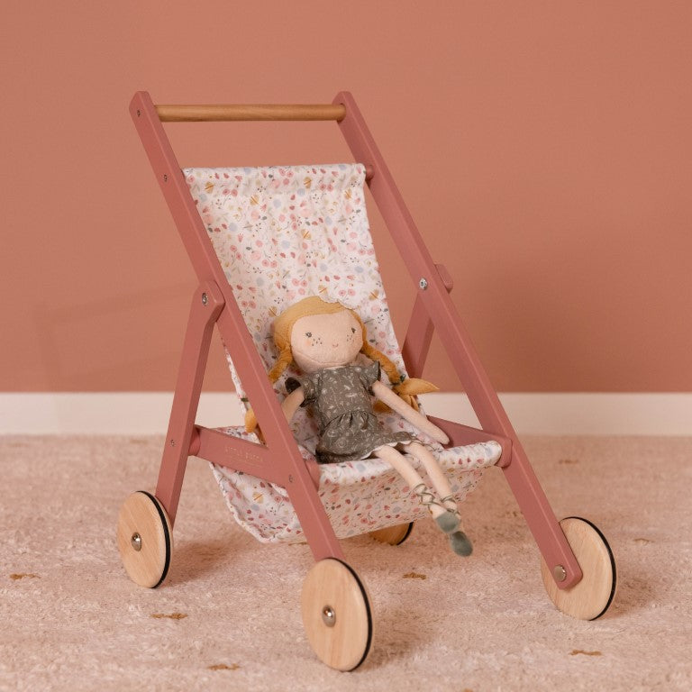 Puppenbuggy Flowers&Butterflies - von little Dutch