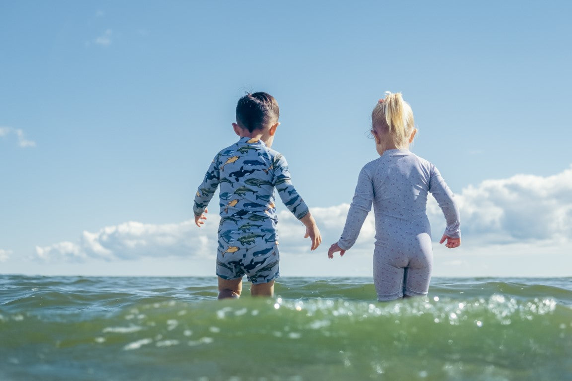 Badehose Haki Streifen - von Hust & Claire