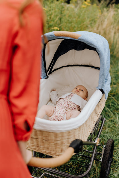 IDA Kinderwagen geflochten Terracotta  - von Naturkind