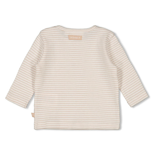 Gerippte Longsleeve Ringel - Honey Bear