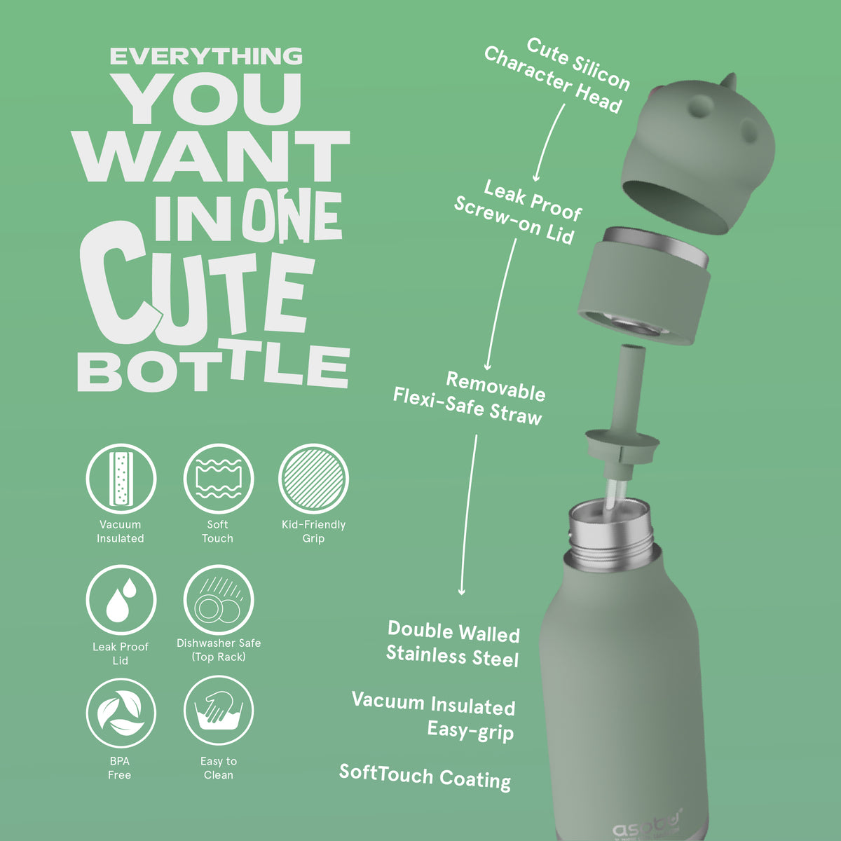 Bestie Thermoflasche Dino