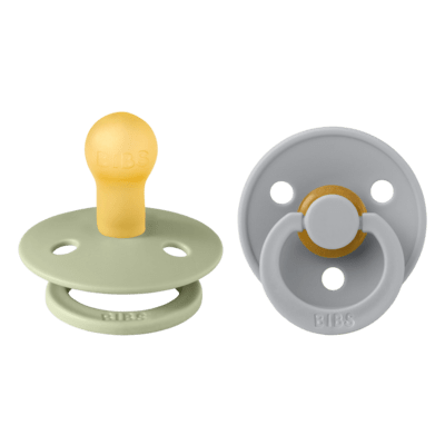 2er Set Colour Schnuller Sage & Cloud - von BIBS