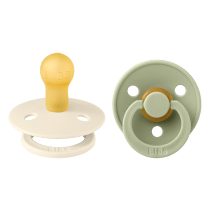 2er Set Colour Schnuller Sage & Ivory - von BIBS