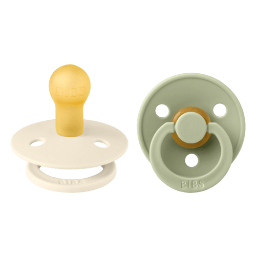2er Set Colour Schnuller Sage & Ivory - von BIBS