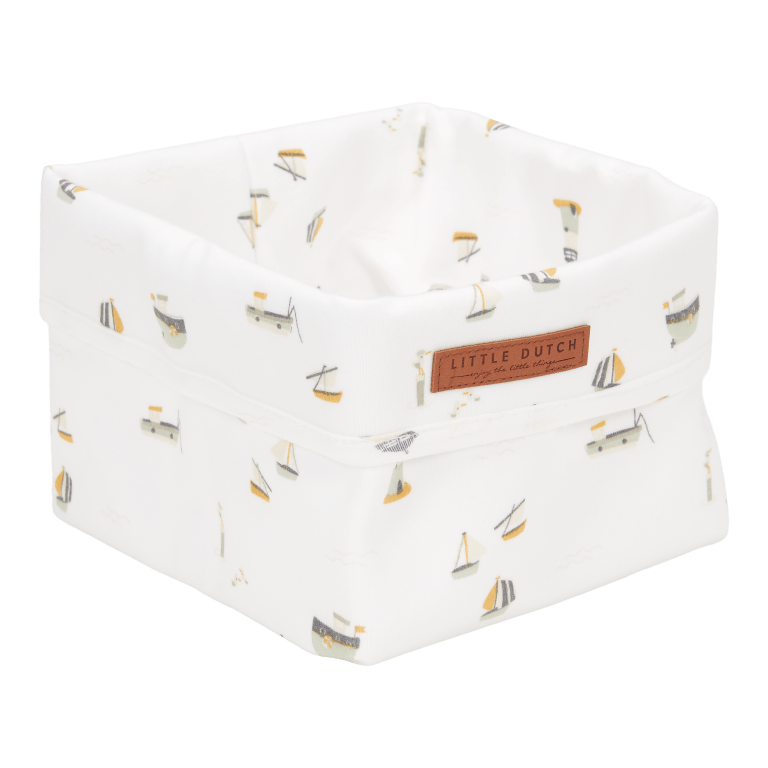 Pflegekörbchen klein Sailors Bay white  - von little dutch