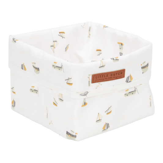 Pflegekörbchen klein Sailors Bay white  - von little dutch