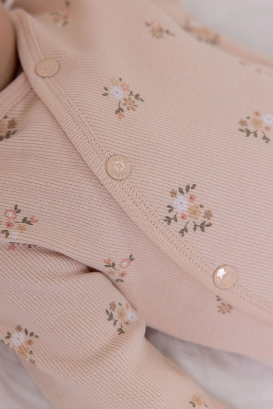 Jumper / Schlafanzug Flowers rosa - von feetje