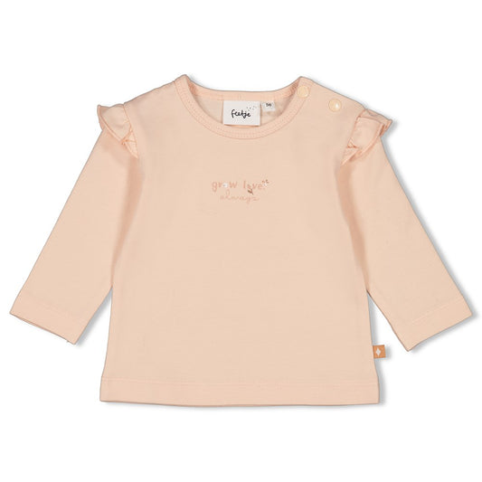 Langarmshirt Little Rosebud rosé - von feetje