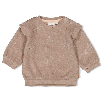 Sweater Frottee Little Rosebud - von feetje