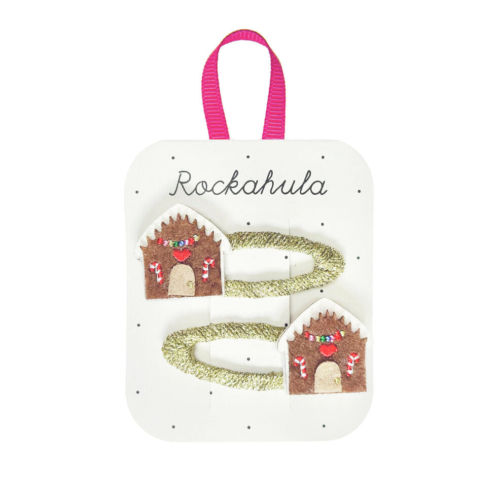 Haarklammern Gingerbread Hous