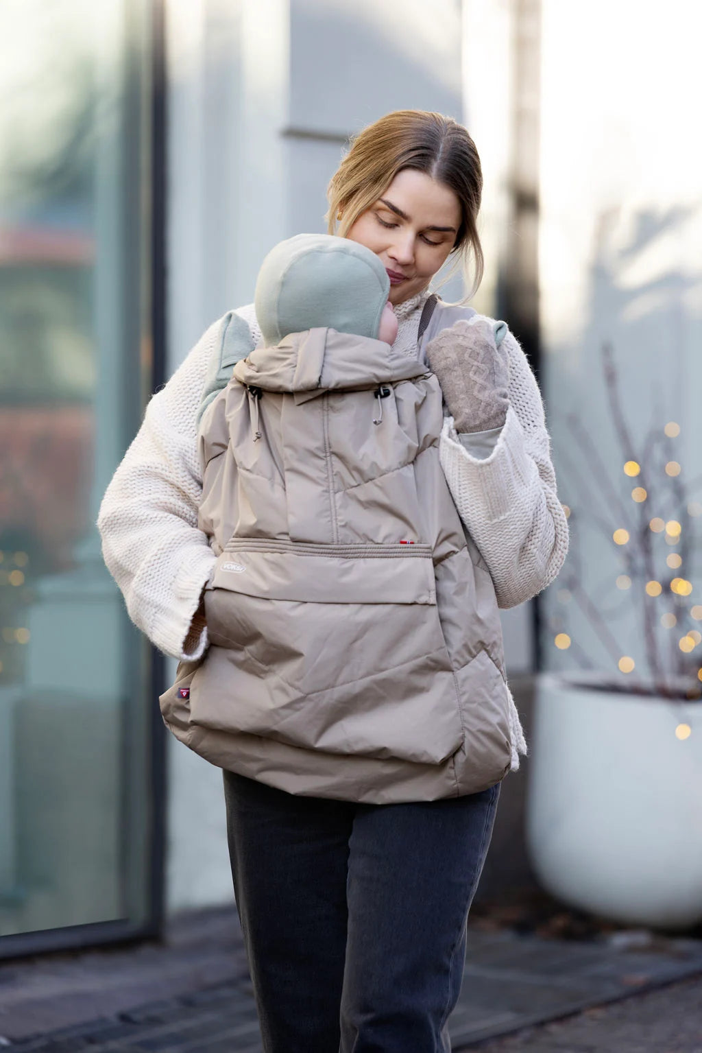 Voksi Baby Carrier dark sand