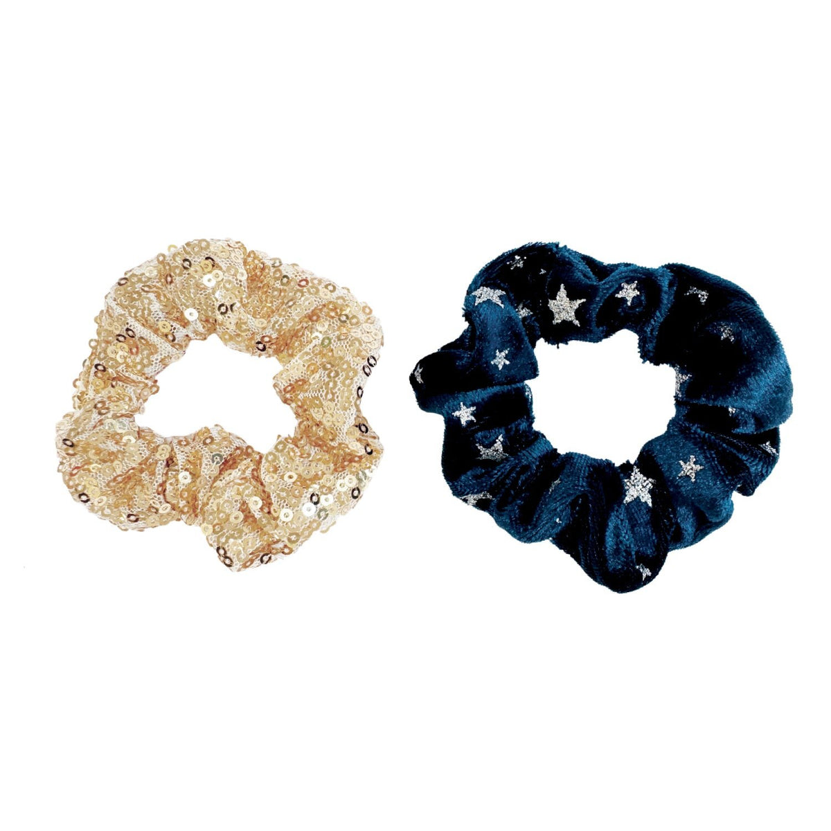Scrunchies Gold Glitzer - von rockahula