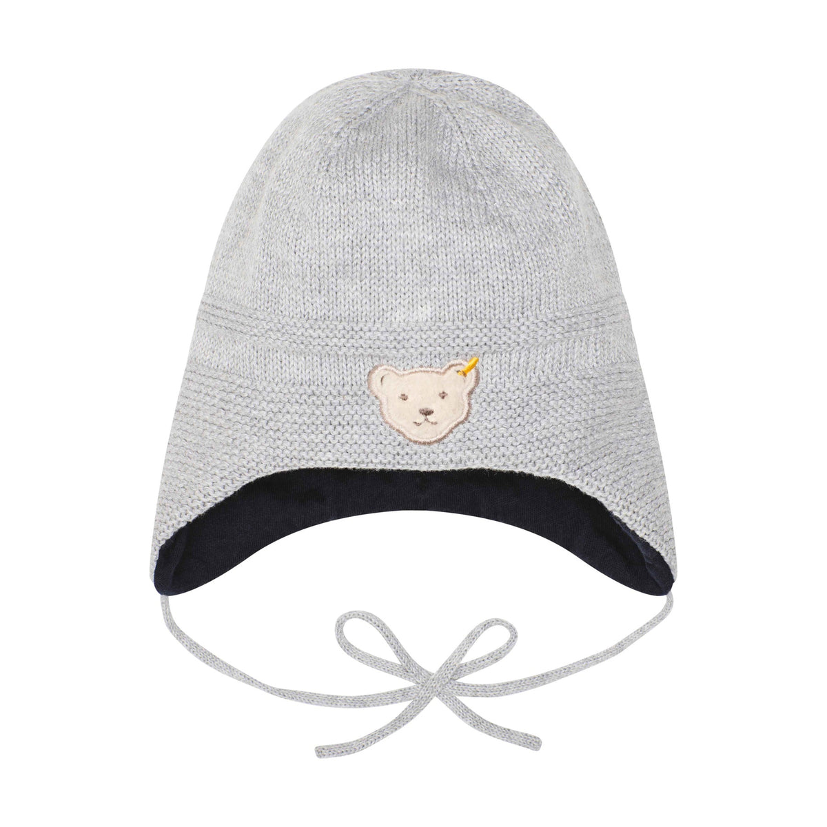 Winter Baby Mütze Grey Melange - von steiff