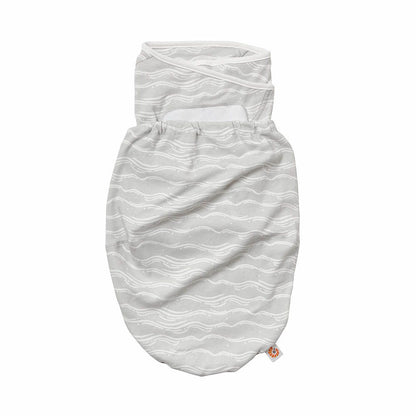 Puck-Mich-Sack Silver Waves - von ergobaby